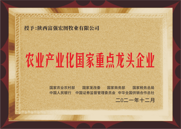 農業(yè)產業(yè)化重點龍頭企業(yè)